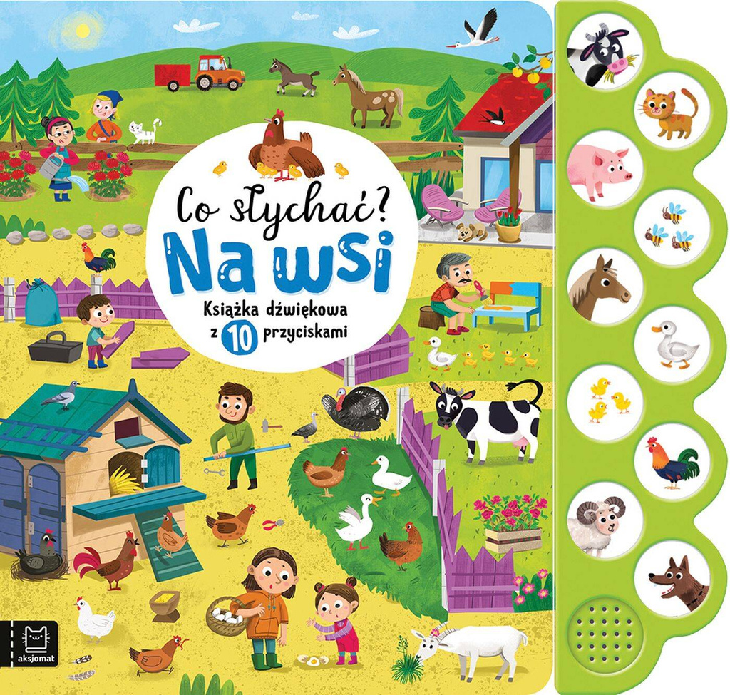 Na wsi. Co słychać? Książka dźwiękowa z 10 przyciskami, Bogusław Michalec