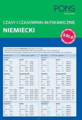Czasy i czasowniki błyskawicznie. Niemiecki PONS - praca zbiorowa