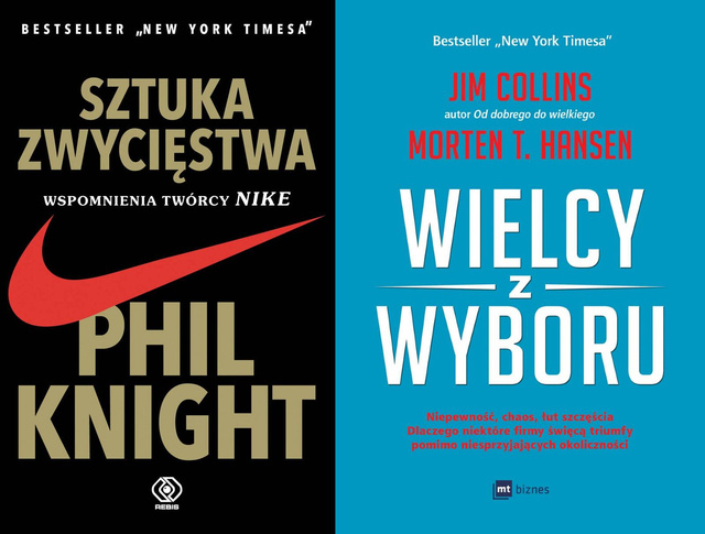 Wielcy z wyboru + Sztuka zwycięstwa. Wspomnienia twórcy NIKE PAKIET 2