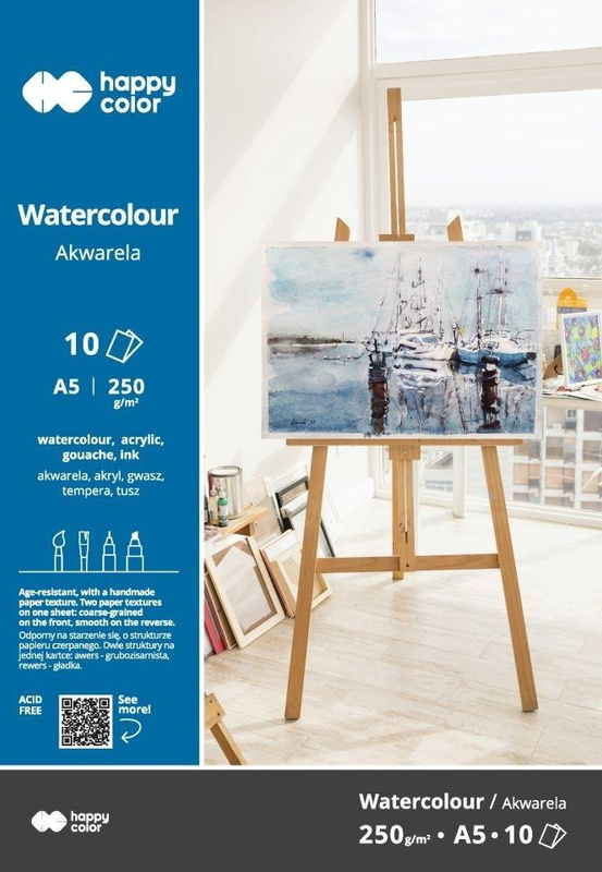 Blok akwarelowy ART A5/10K 250g Happy Color
