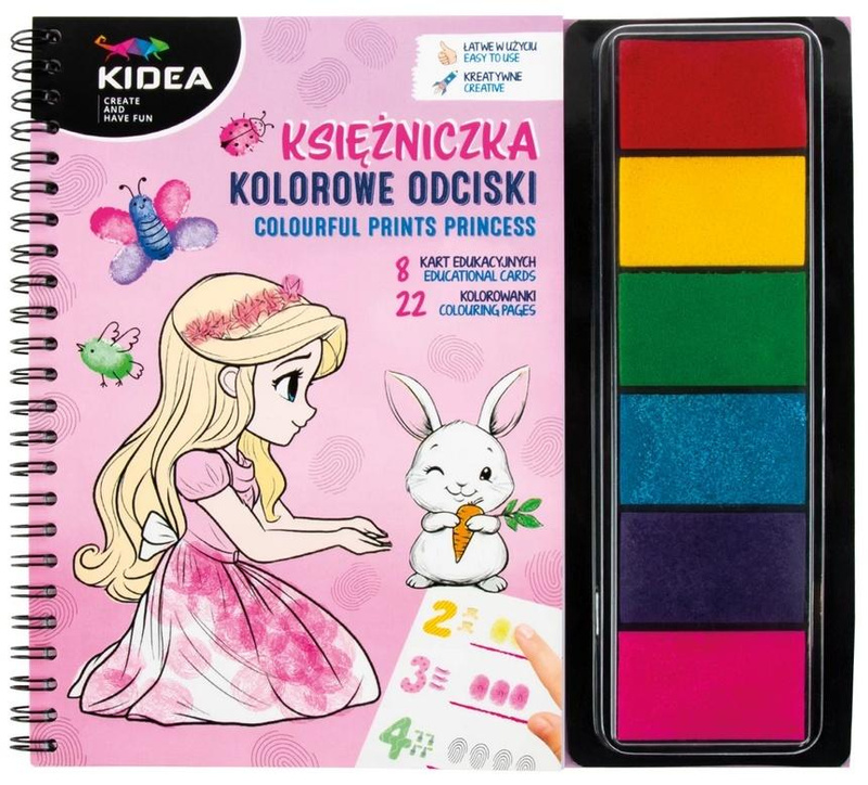 Odciski kreatywne księżniczka KIDEA