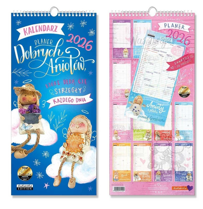 Kalendarz 2026 ścienny planer Dobrych Aniołów