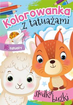 Kolorowanka z tatuażami. Słodkie buźki, Wydawnictwo Skrzat