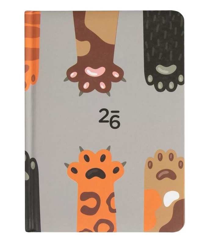 Kalendarz tygodniowy 2026 B6 Łapki ALBI