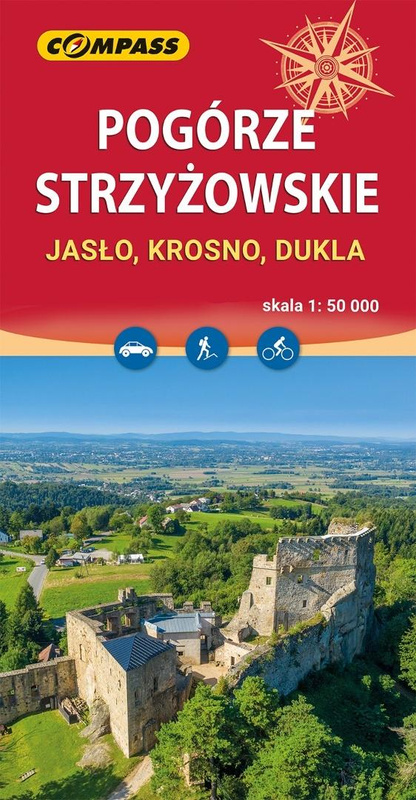 Mapa tur. - Pogórze Strzyżowskie. Jasło, Krosno..., praca zbiorowa
