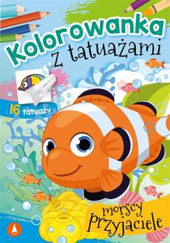 Kolorowanka z tatuażami. Morscy przyjaciele, Wydawnictwo Skrzat