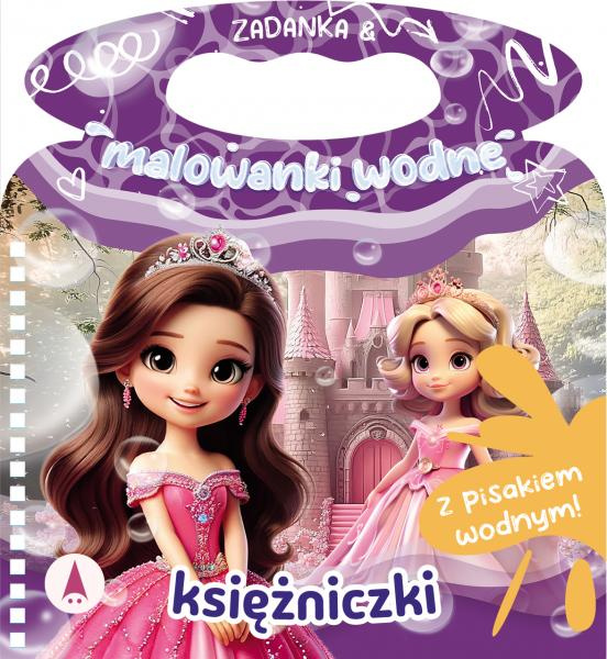 Zadanka i malowanki wodne. Księżniczki