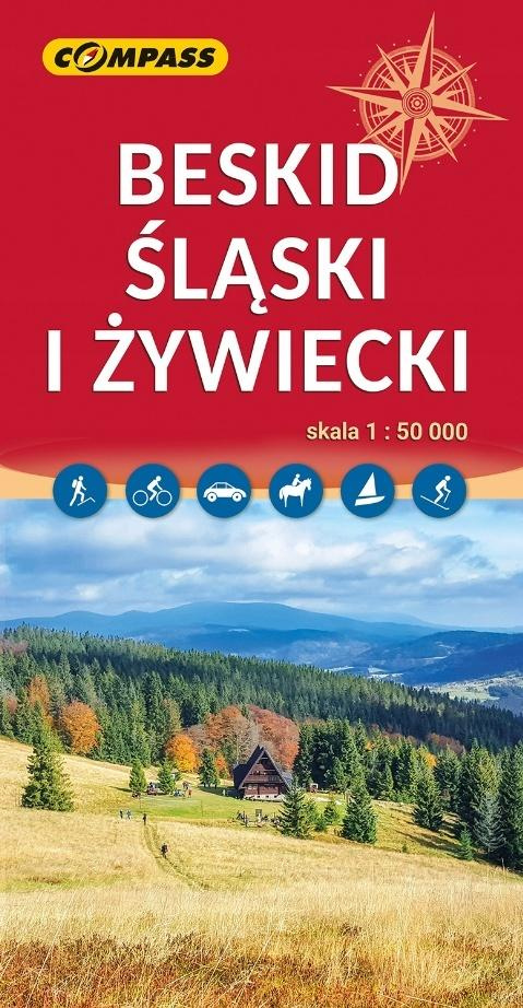 Mapa turystyczna - Beskid Śląski i Żywiecki, praca zbiorowa