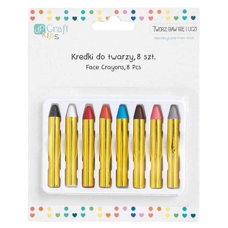Kredki do twarzy 8szt