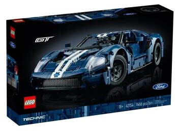 18+, LEGO(R) TECHNIC 42154 Ford GT wersja z 2022 roku