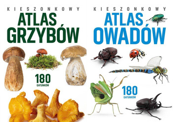 Kieszonkowy atlas grzybów + Kieszonkowy atlas owadów