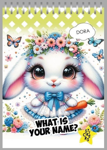 Kolorowanka 105x148 z naklejkami Urocze zwierzątka