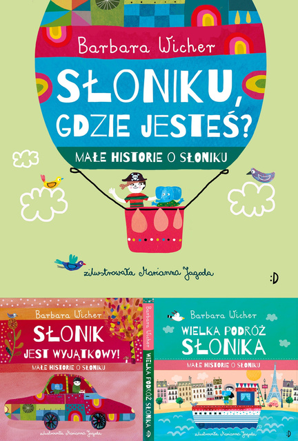 Małe Historie o Słoniku. Tom 1-3, Barbara Wicher