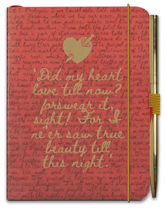 Szekspir Notatnik A6 z długopisem Romeo i Julia