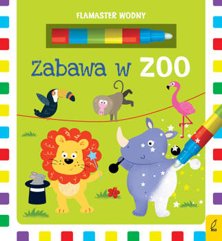 Flamaster wodny. Zabawa w zoo,