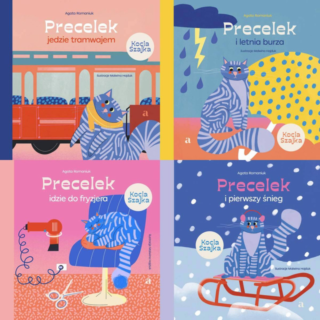 Precelek z Kociej Szajki. Tom 1-4, Agata Romaniuk