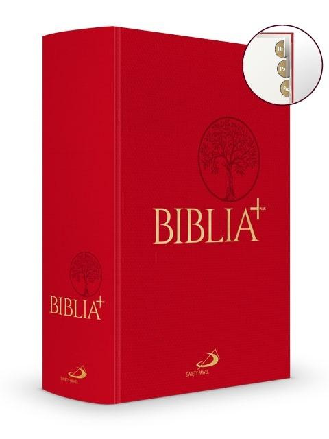 Biblia Plus płótno czerwona paginacja, praca zbiorowa