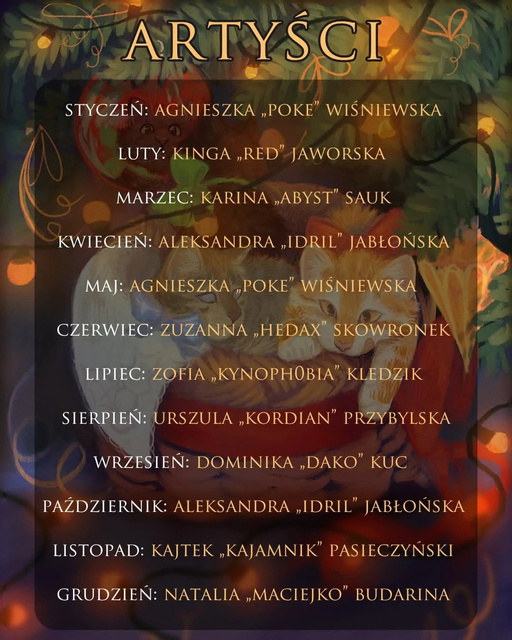 Kalendarz Wojownicy 2026