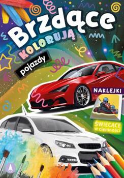 Brzdące kolorują. Pojazdy (naklejki świecące w ciemności)