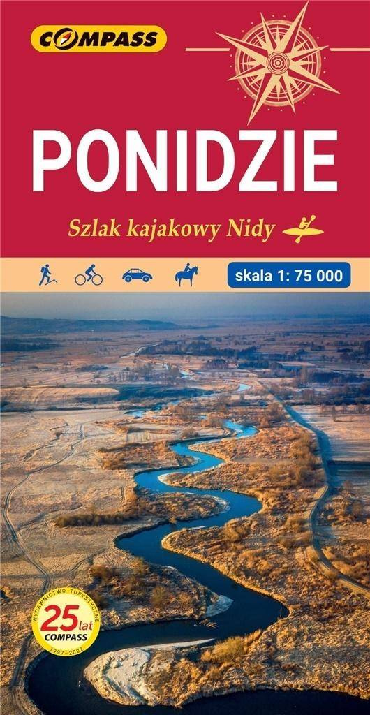 Mapa - Ponidzie Szlak krajowy Nody 1:75 000 - praca zbiorowa