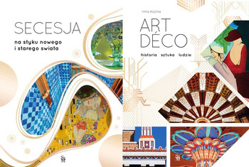 Secesja. Na styku nowego i starego świata + Art deco. Historia sztuka ludzie PAKIET 2