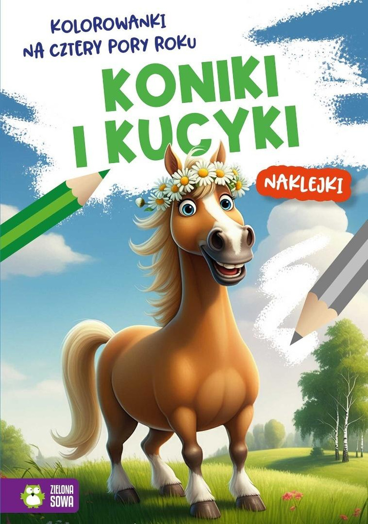 Kolorowanki na cztery pory roku. Koniki i kucyki, praca zbiorowa