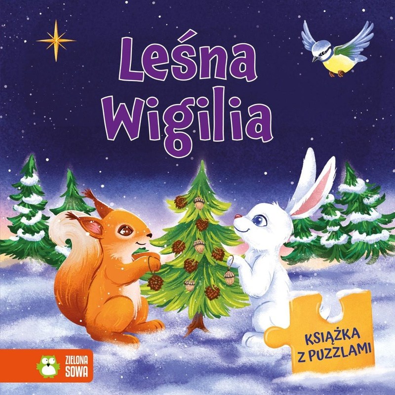 Leśna Wigilia. Książka z puzzlami, Anna Dłużewska