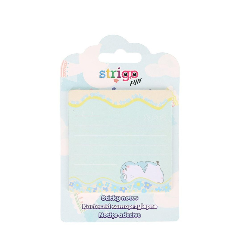 Karteczki samoprzylepne 73x73mm 20K niebieskie