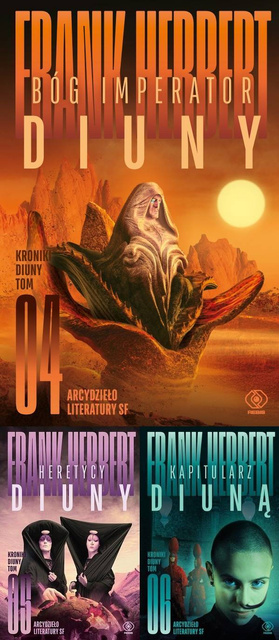 Bóg Imperator Diuny + Heretycy Diuny + Kapitularz Diuną PAKIET 3