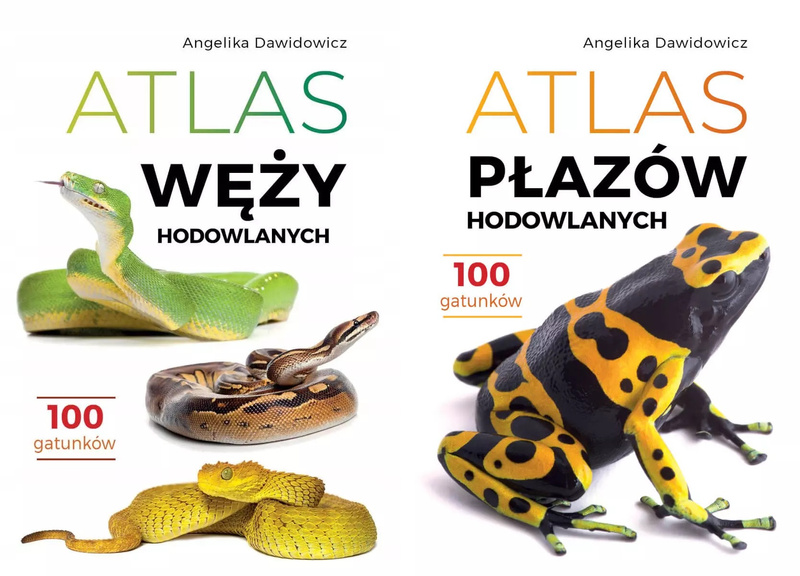 Atlas węży hodowlanych + Atlas płazów hodowlanych