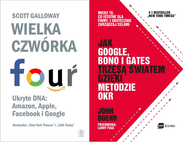 Wielka czwórka. Ukryte DNA: Amazon Apple Facebook i Google + Jak Google, Bono i Gates trzęsą światem dzięki metodzie OKR