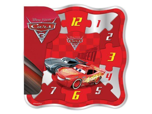 Drewniany zegar Auta 3 - Auta