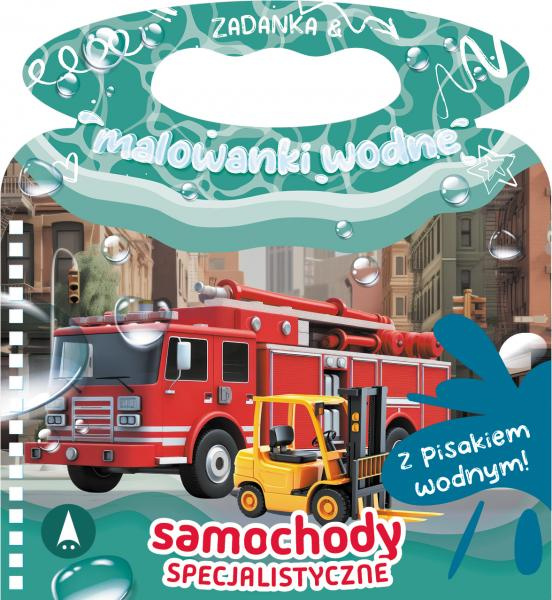 Zadanka i malowanki wodne. Samochody specjalistyczne