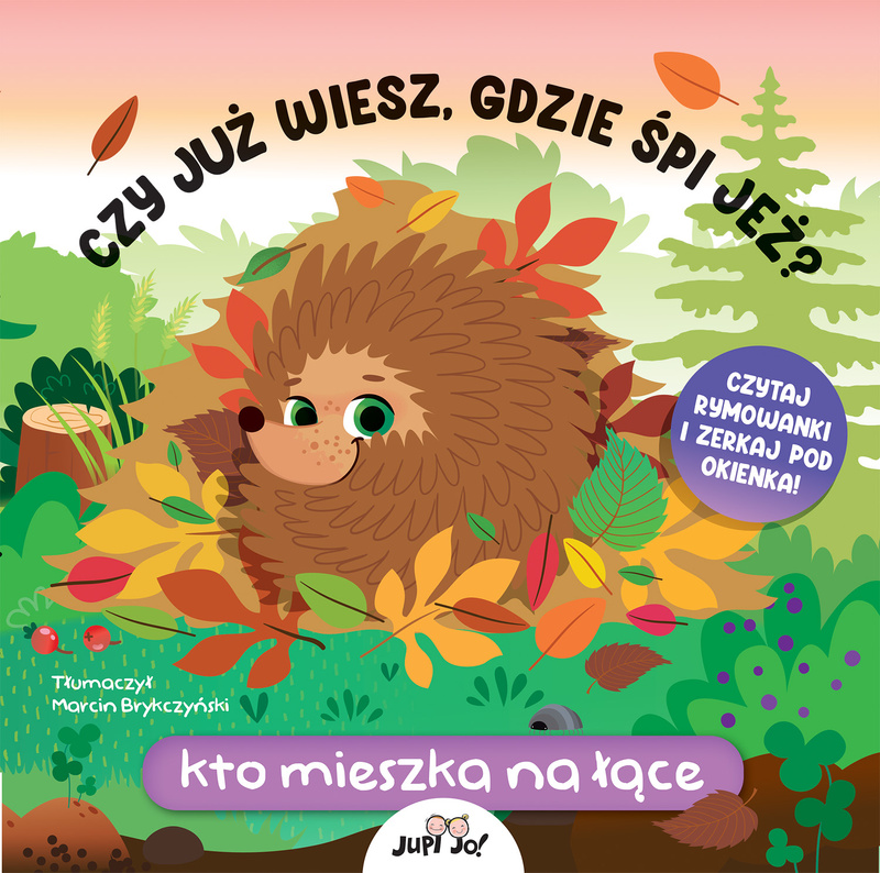 Czy już wiesz, gdzie śpi jeż? Kto mieszka na łące, Fiona Huisman