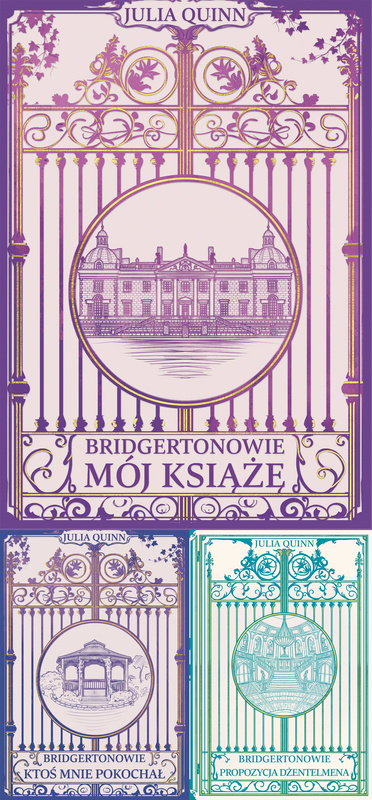 Bridgertonowie. Tom 1-3 /barwione brzegi/, Julia Quinn
