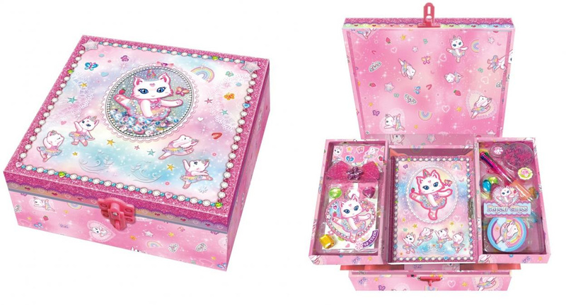 Pamiętnik z akcesoriami kot baletnica