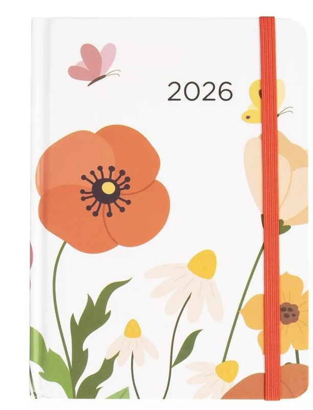 Kalendarz dzienny 2026 B6 Maki ALBI