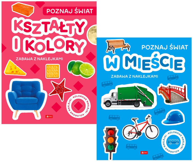 Pakiet Poznaj świat. Kształty i kolory / W mieście, Opracowanie zbiorowe