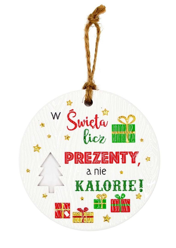 Zawieszka ceramiczna Boże Narodzenie