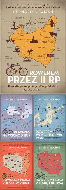 Rowerem przez II RP. Tom 1-5, Bernard Newman