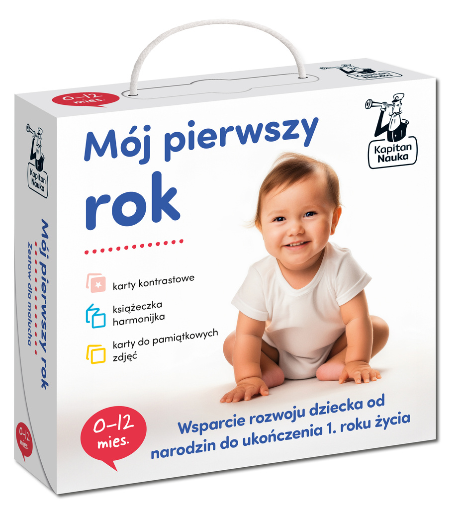 Mój pierwszy rok. Zestaw dla malucha 0-12 miesięcy. Kapitan Nauka, Opracowanie zbiorowe