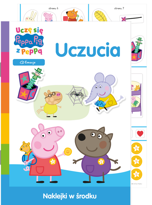 Uczucia. Uczę się z Peppą. Świnka Peppa, Opracowanie zbiorowe