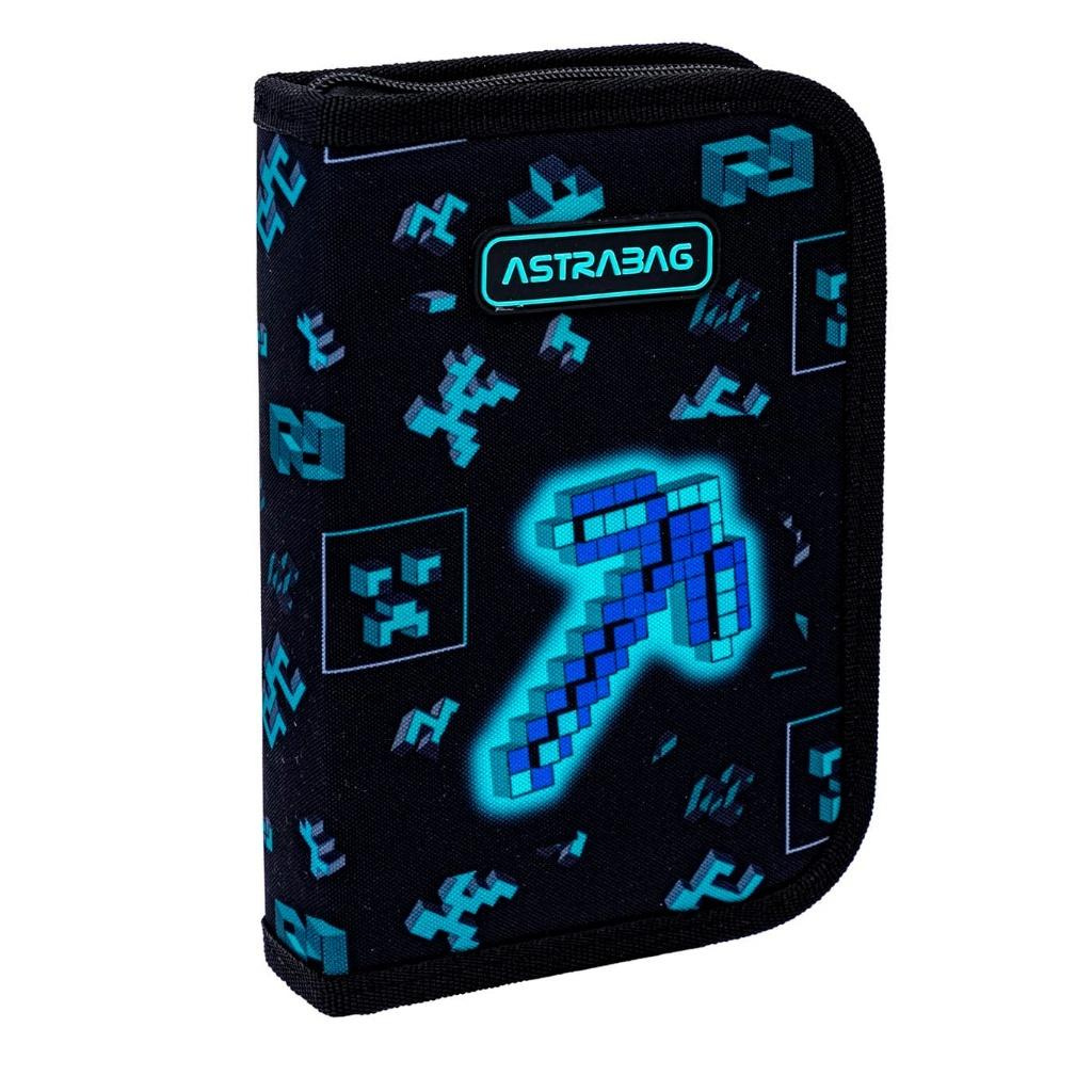 Piórnik pojedyn z wyp Astrabag Dark Pixel AC11