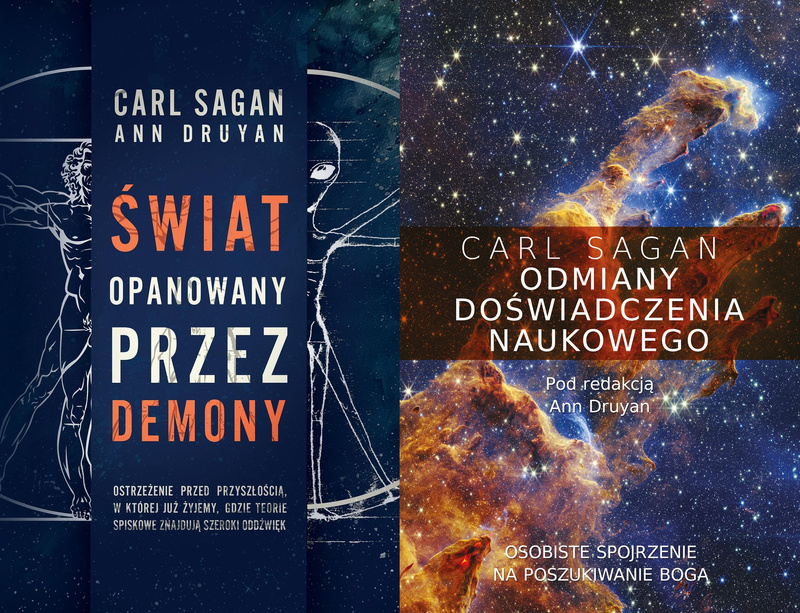 Odmiany doświadczenia naukowego + Świat opanowany przez demony, Carl Sagan