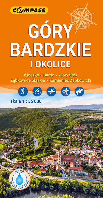 Góry Bardzkie i okolice - mapa laminowana, praca zbiorowa