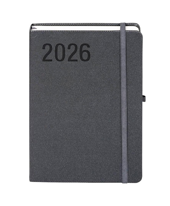 Kalendarz 2026 A5 Rubi grafitowy DNS