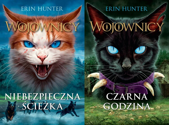 Niebezpieczna ścieżka + Czarna godzina. Wojownicy. Tom 5-6, Erin Hunter
