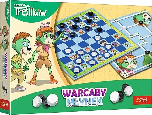 Warcaby i Młynek Rodzina Treflików TREFL