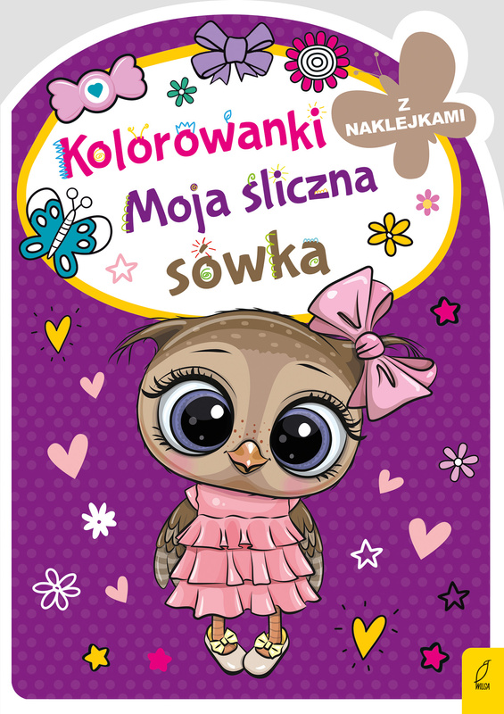 Kolorowanka z wykrojnikiem. Moja śliczna sówka,