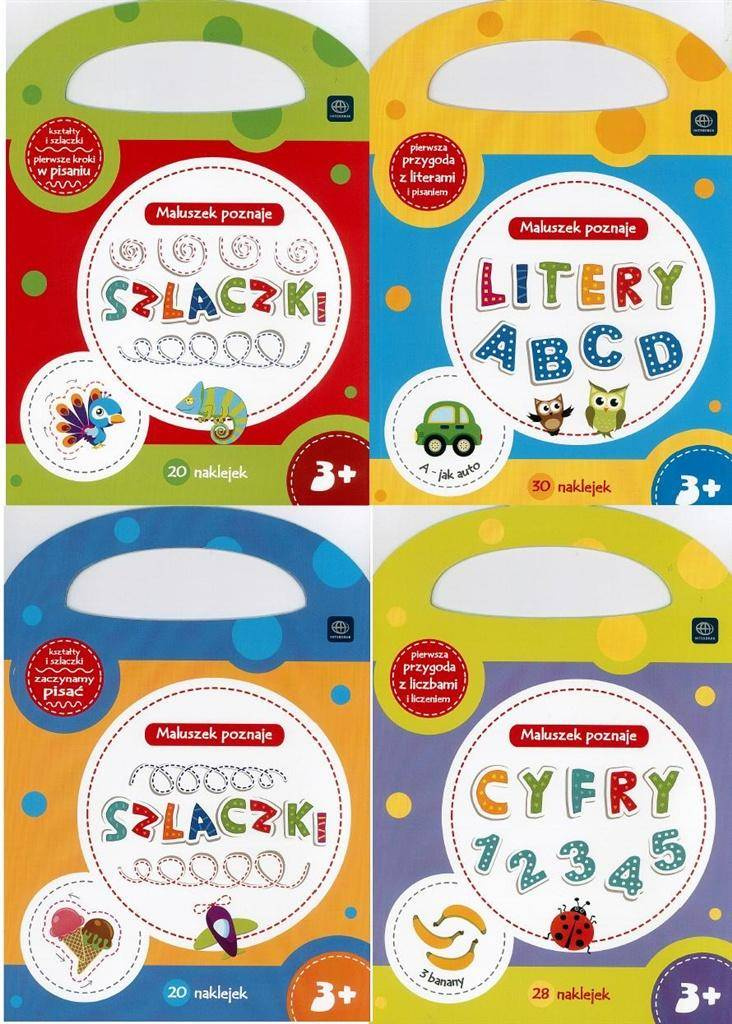 Kolorowanka A4 z nakl. Maluszek poznaje MIX - Ewa Gorzkowska-Parnas